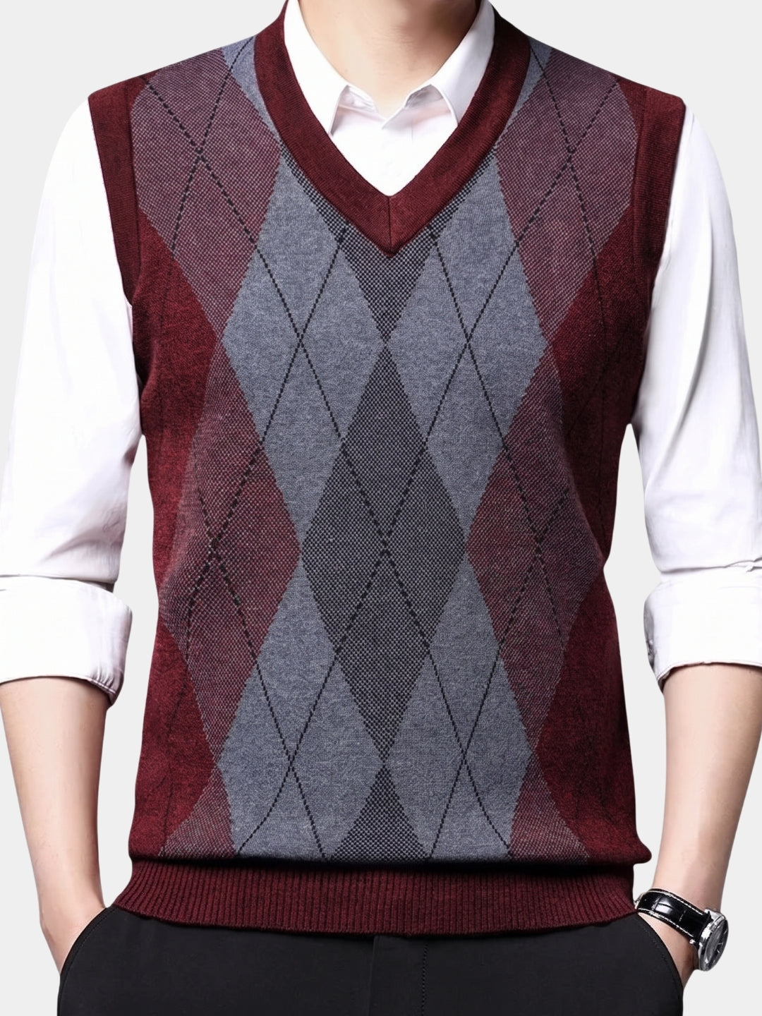 Gilet Academic Essential in maglia - Aurelio Club