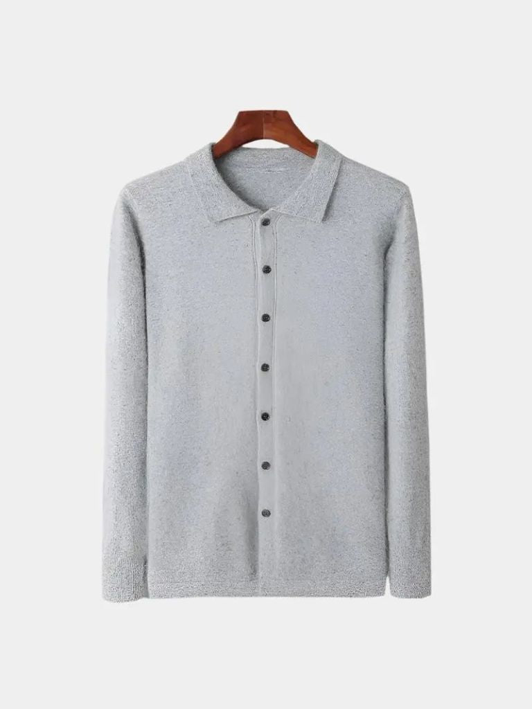 Cardigan con collo polo - Aurelio Club