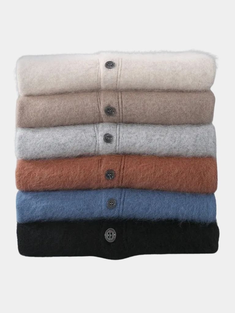 Cardigan con collo polo - Aurelio Club