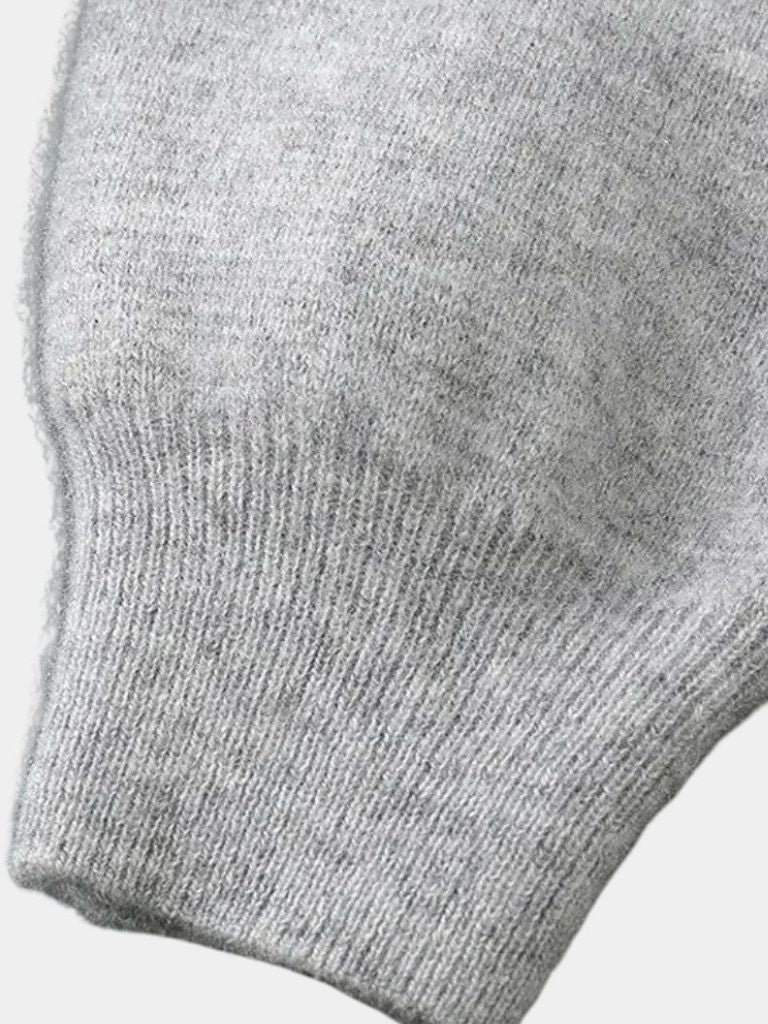 Maglia in lana merino con cappuccio e zip - Aurelio Club