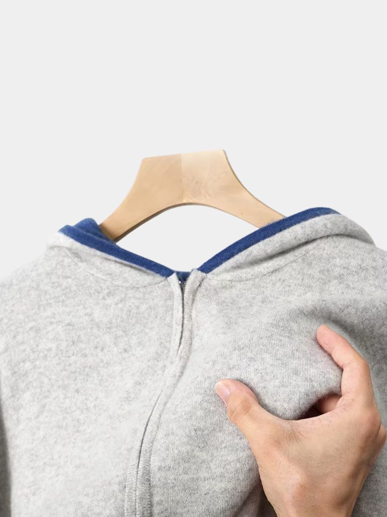 Maglia Villa in cashmere con cappuccio - Aurelio Club