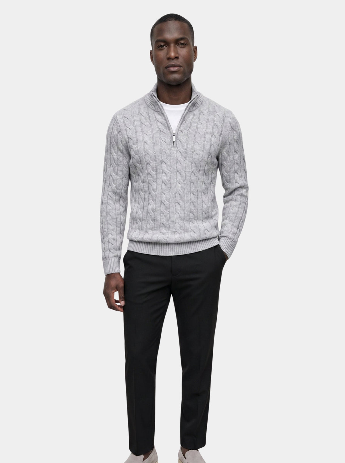 Completo Silverline con pullover, pantaloni e mocassini - Aurelio Club