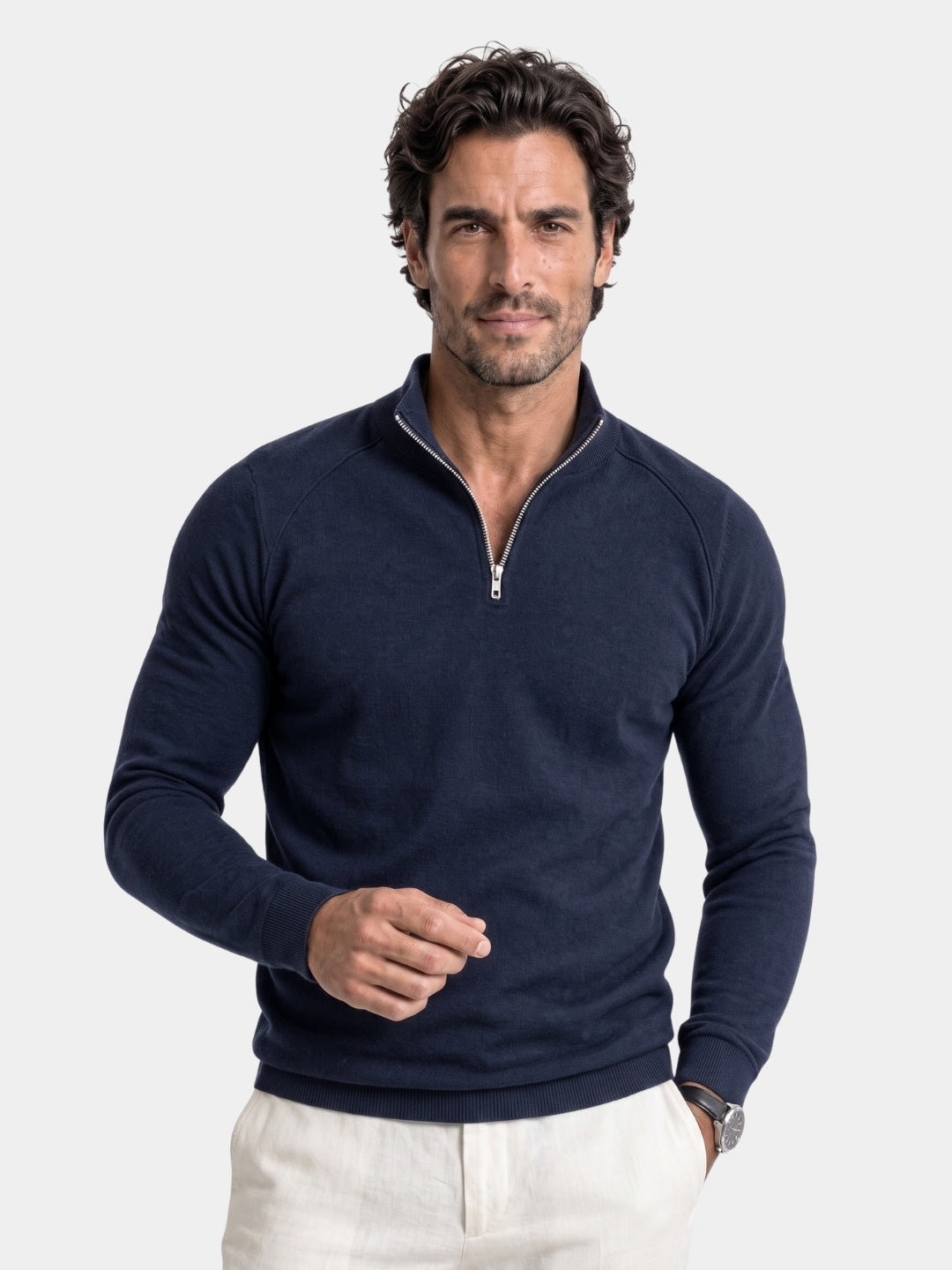 Pullover Darkwave con zip corta - Aurelio Club