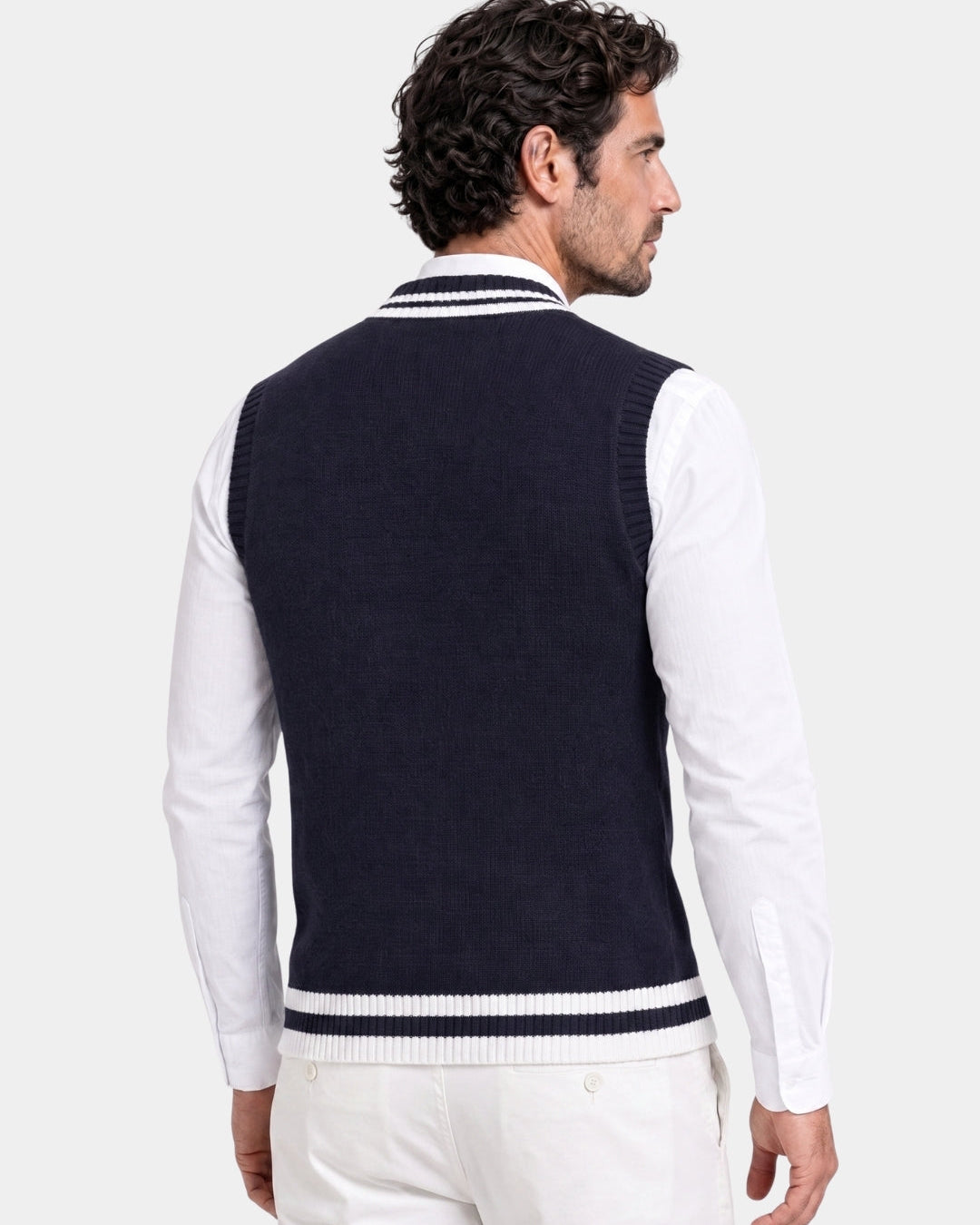 Gilet in maglia d'ispirazione classica - Aurelio Club