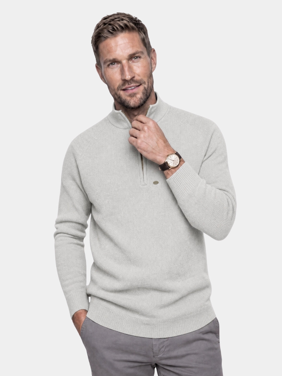 Pullover con zip corta Classic - Aurelio Club