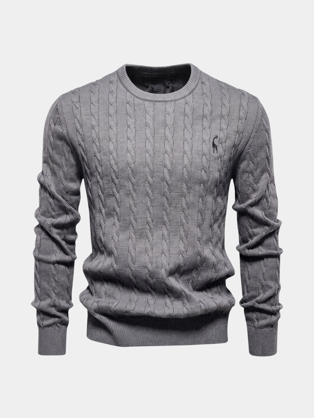 Pullover girocollo in misto cotone - Aurelio Club