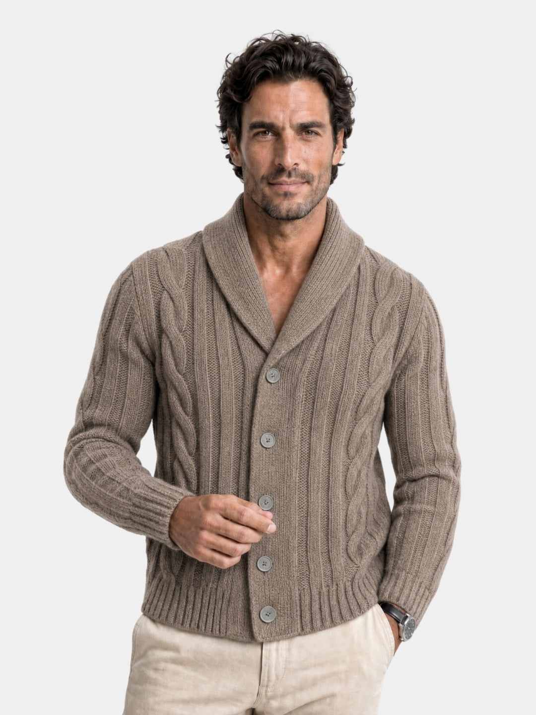 Cardigan uomo in maglia - Aurelio Club