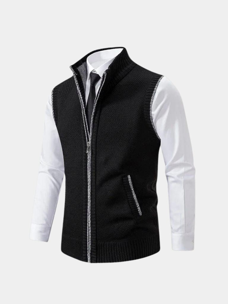 Gilet in maglia con zip - Aurelio Club