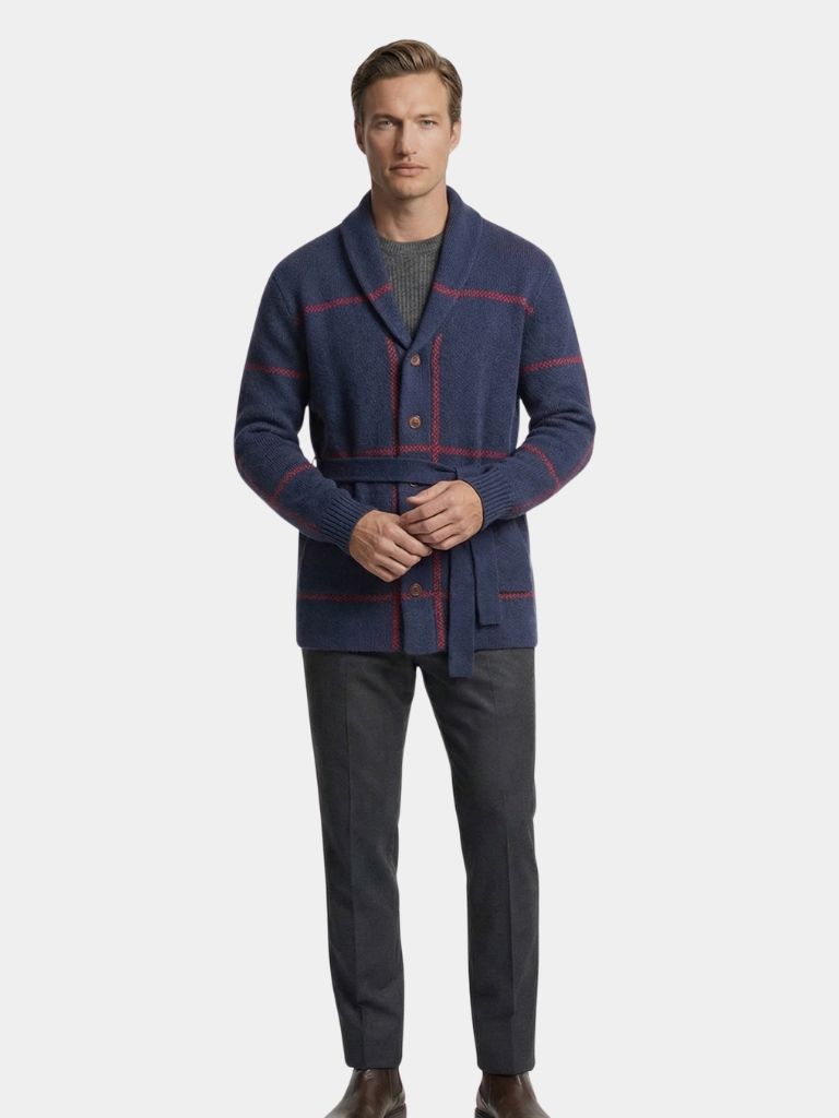 Cappotto Roma in maglia con cintura - Aurelio Club