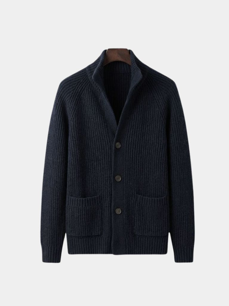 Cardigan Heritage con bottoni e tasche - Aurelio Club