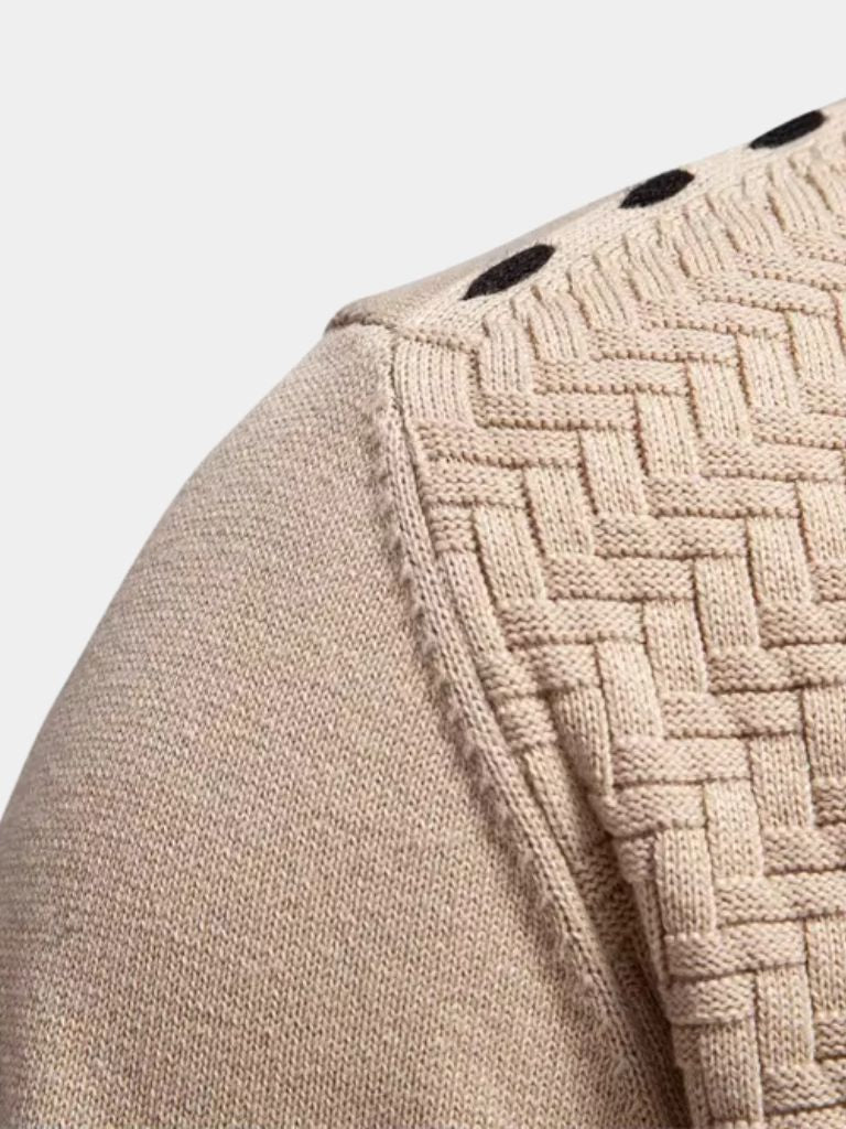 Cardigan in maglia con scollo a V - Aurelio Club