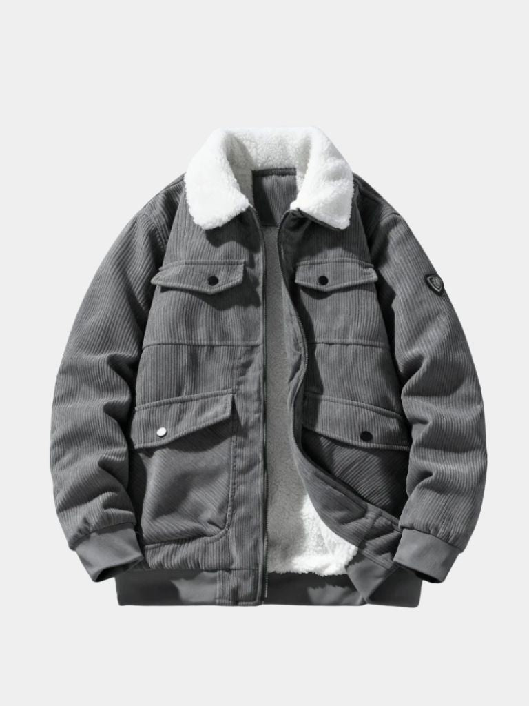 Giacca cargo Iron Ore con fodera sherpa - Aurelio Club
