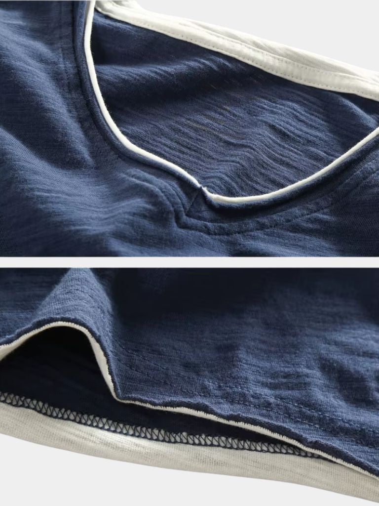 Maglia Mariner a maniche lunghe con scollo a V - Aurelio Club