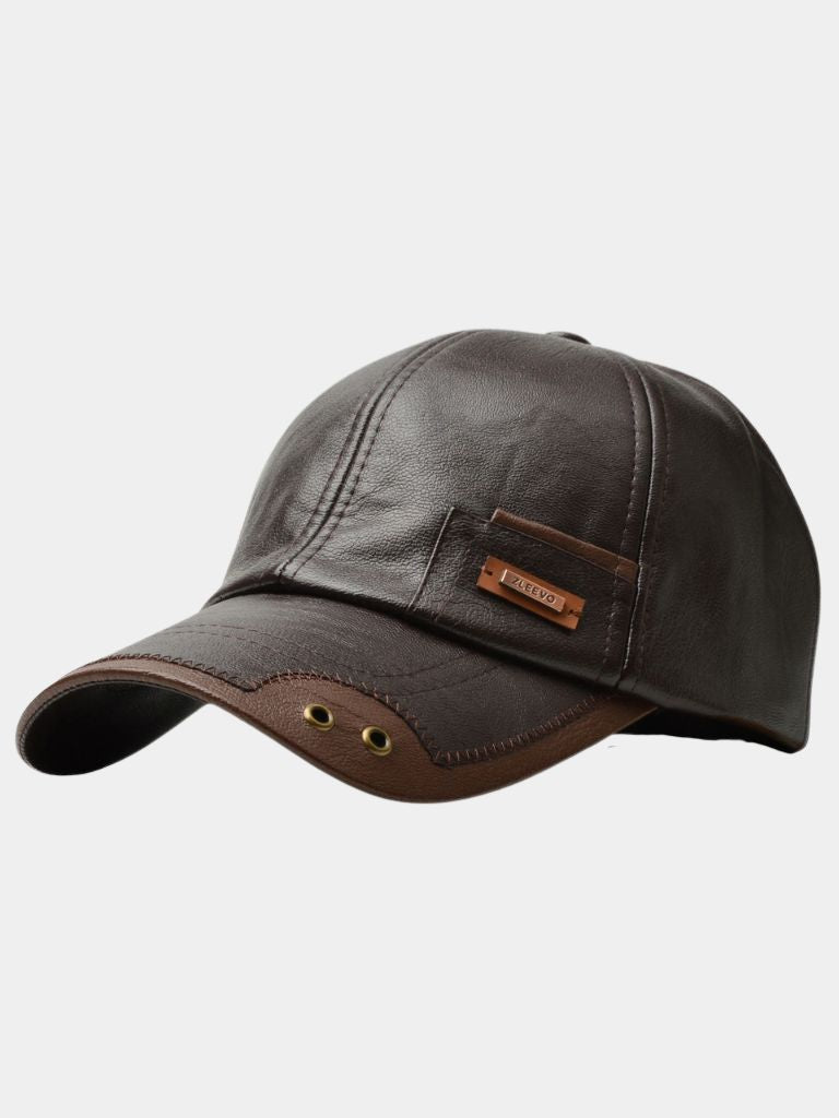 Cappellino in pelle regolabile - Aurelio Club