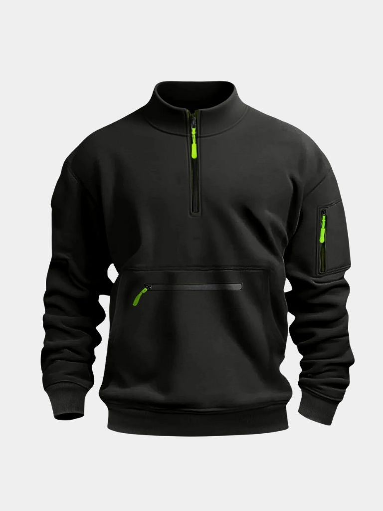 Pullover Regent Utility con zip corta - Aurelio Club