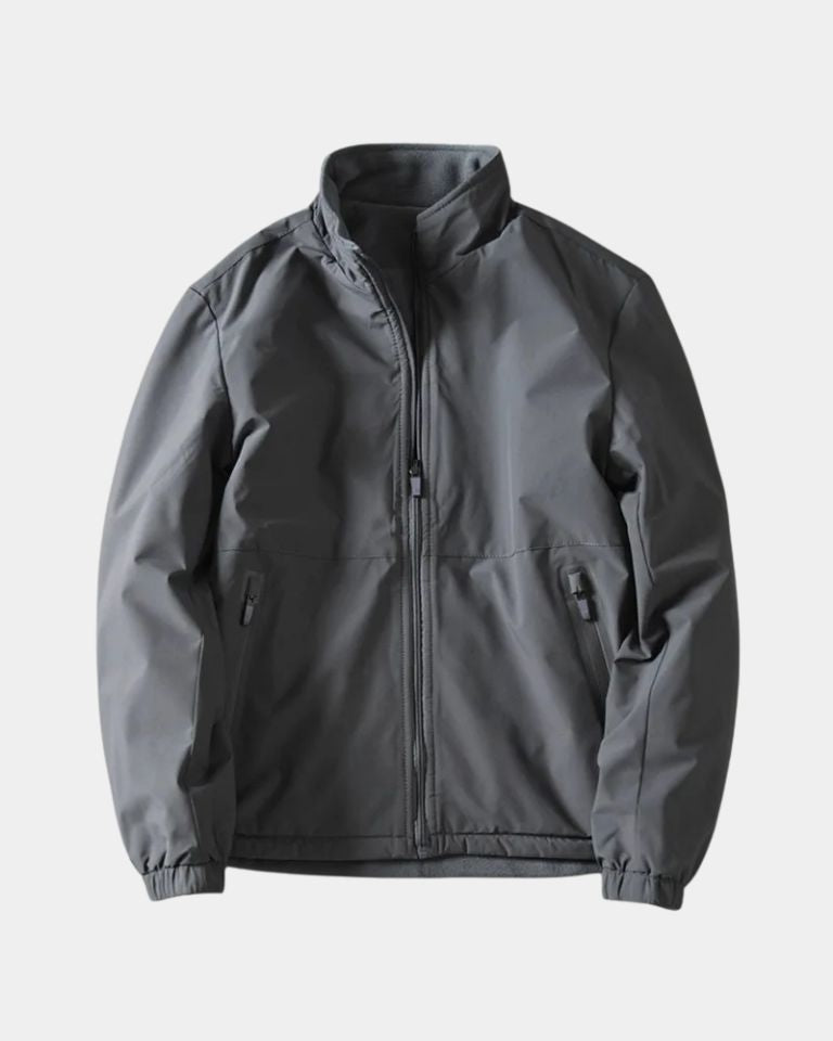 Giacca slim con collo alto e zip - Aurelio Club