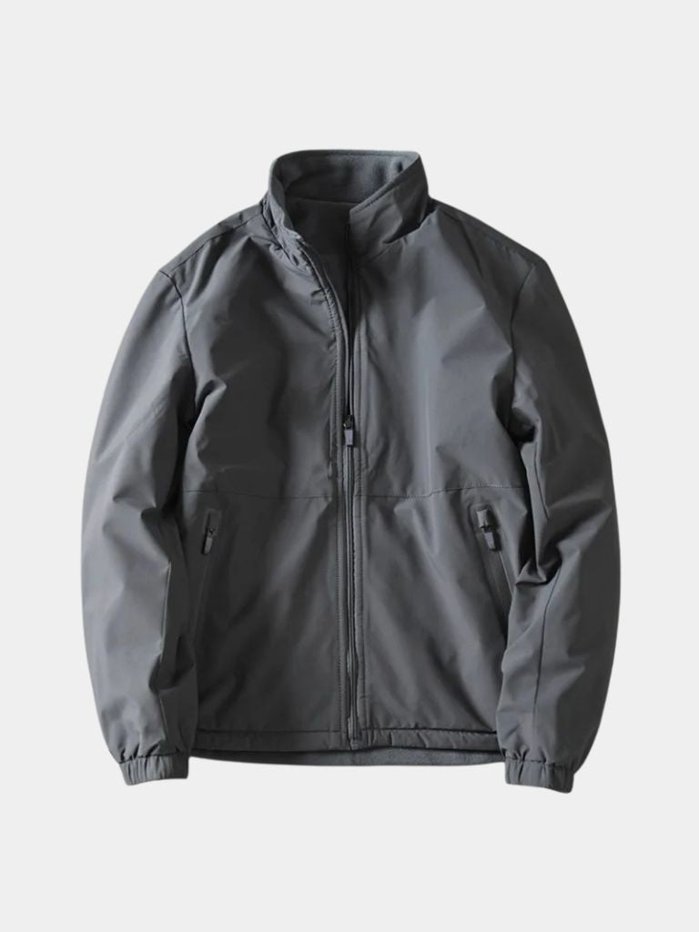 Giacca slim con collo alto e zip - Aurelio Club