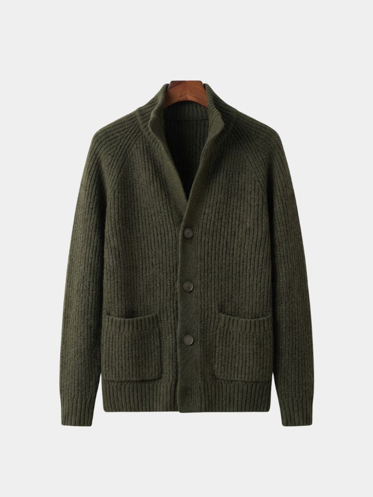 Cardigan Heritage con bottoni e tasche - Aurelio Club