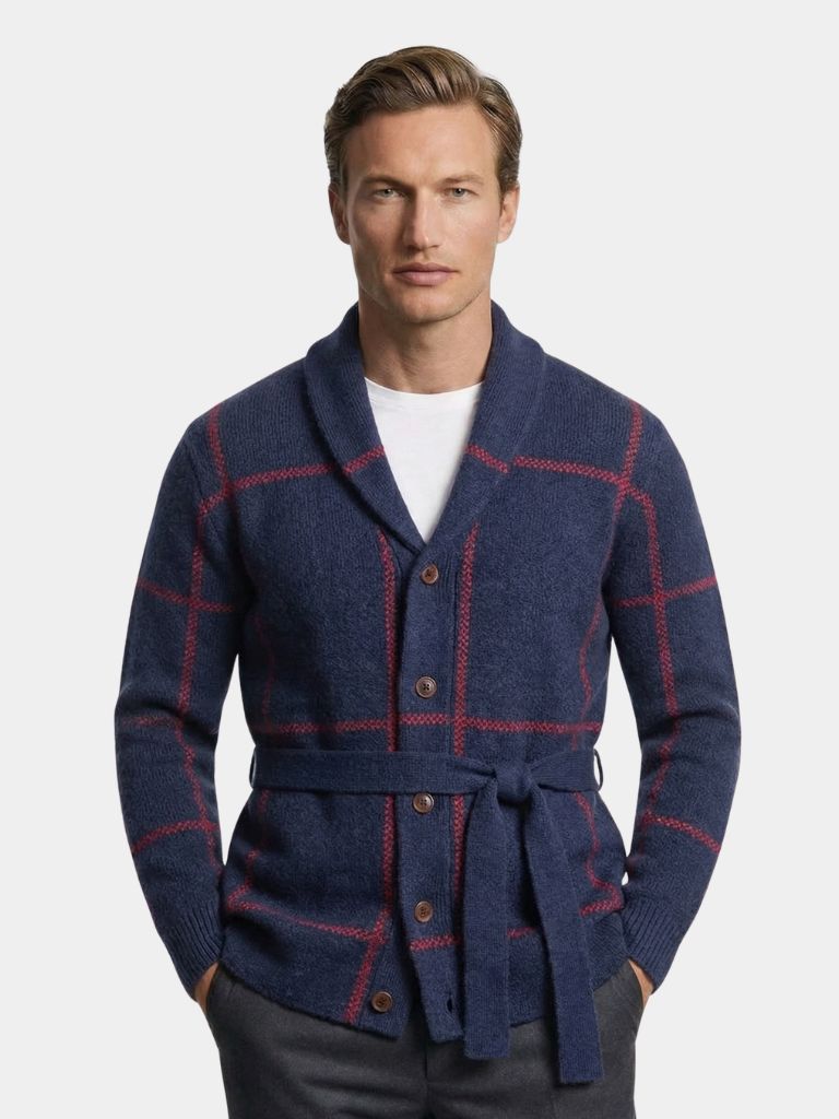 Cappotto Roma in maglia con cintura - Aurelio Club