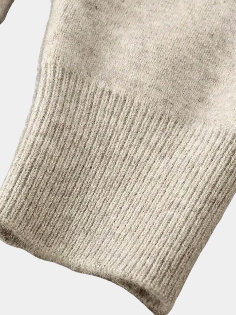 Cardigan in lana merino con scollo a V - Aurelio Club
