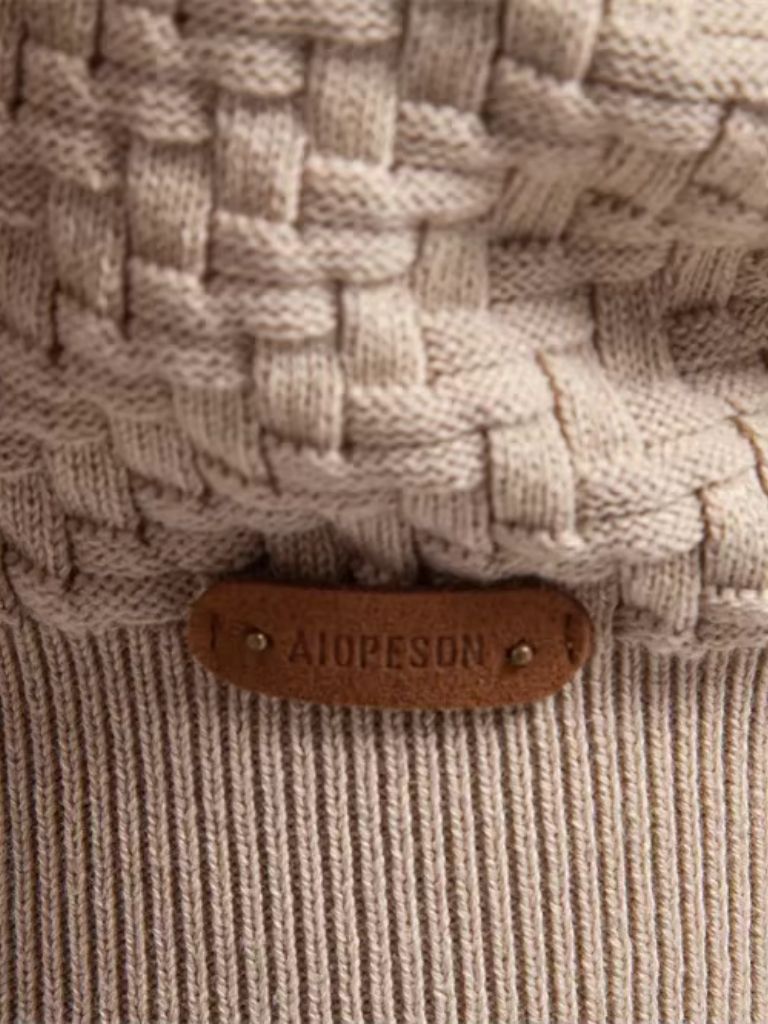 Cardigan in maglia con scollo a V - Aurelio Club