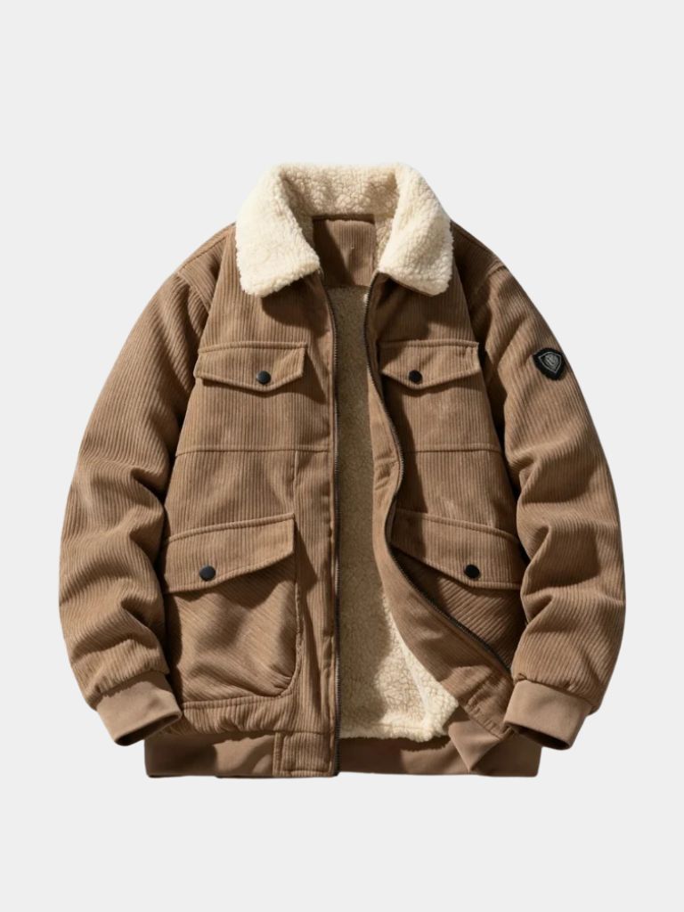 Giacca cargo Iron Ore con fodera sherpa - Aurelio Club