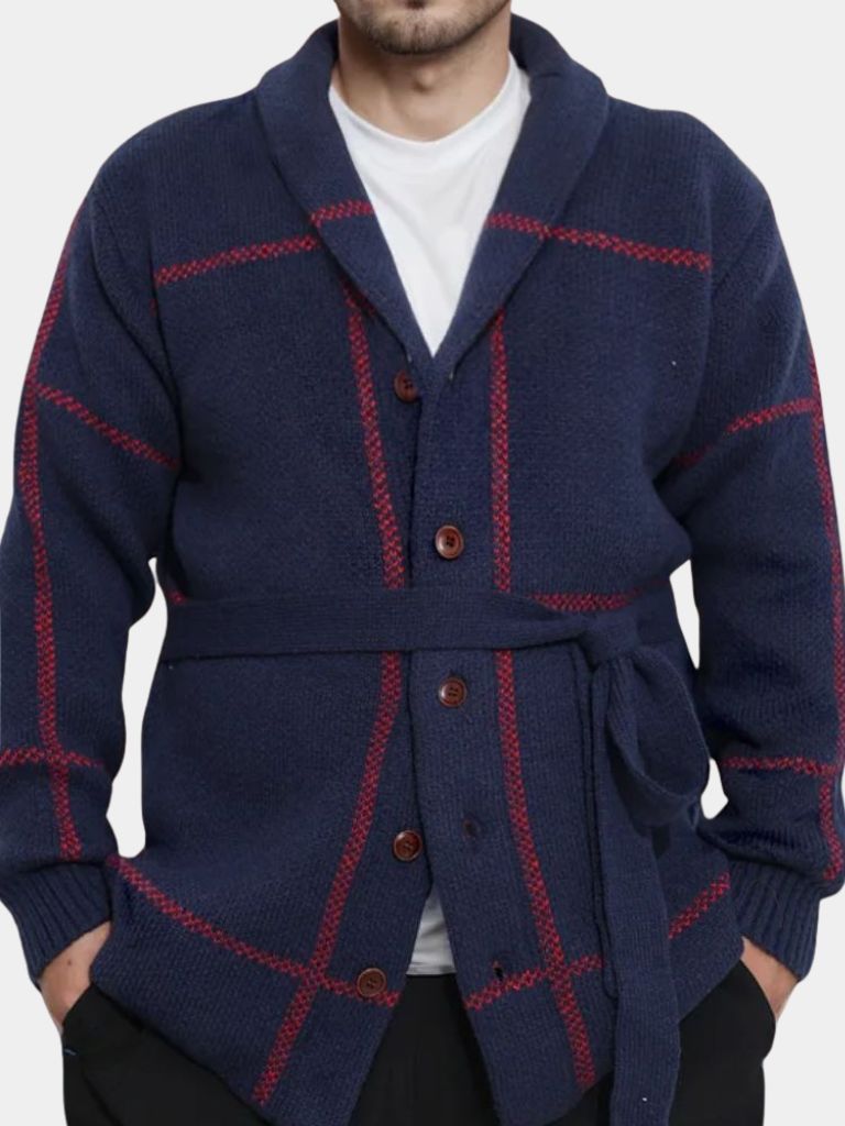 Cappotto Roma in maglia con cintura - Aurelio Club