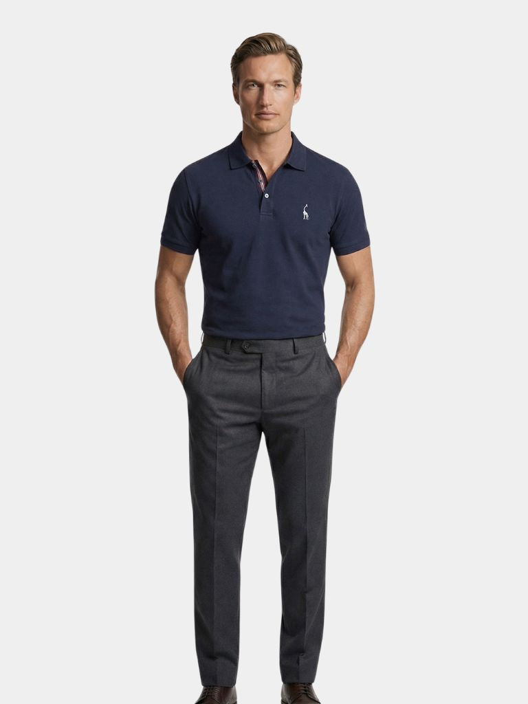 Polo Signature in misto cotone - Aurelio Club