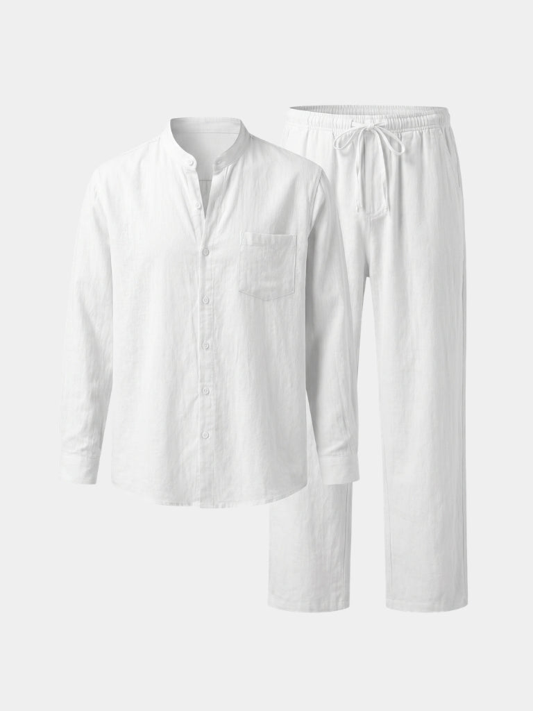 Completo con camicia e pantaloni dalla vestibilità rilassata - Aurelio Club