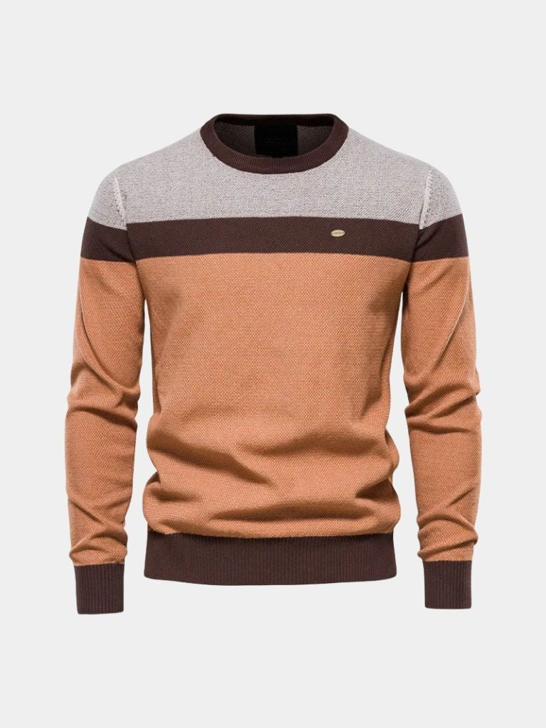 Pullover Fusion con dettagli geometrici - Aurelio Club