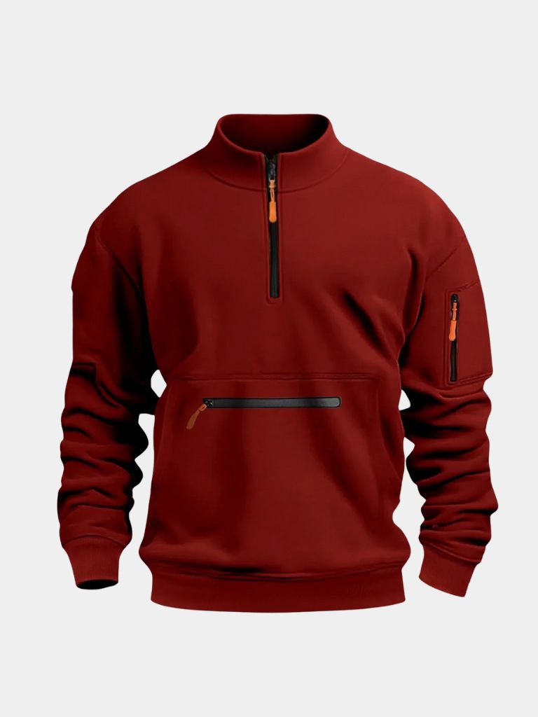 Pullover Regent Utility con zip corta - Aurelio Club