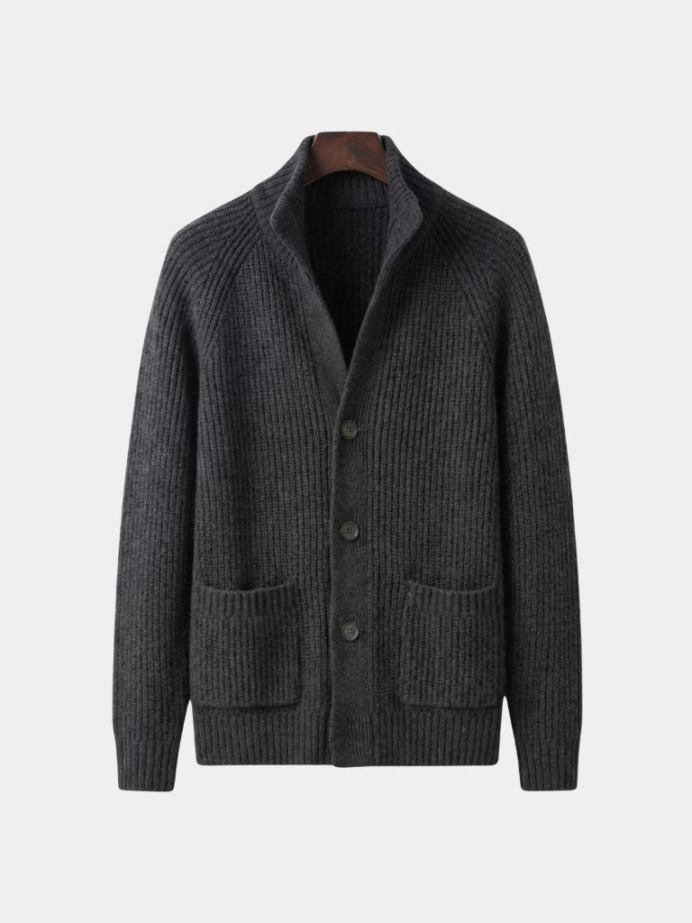 Cardigan Heritage con bottoni e tasche - Aurelio Club