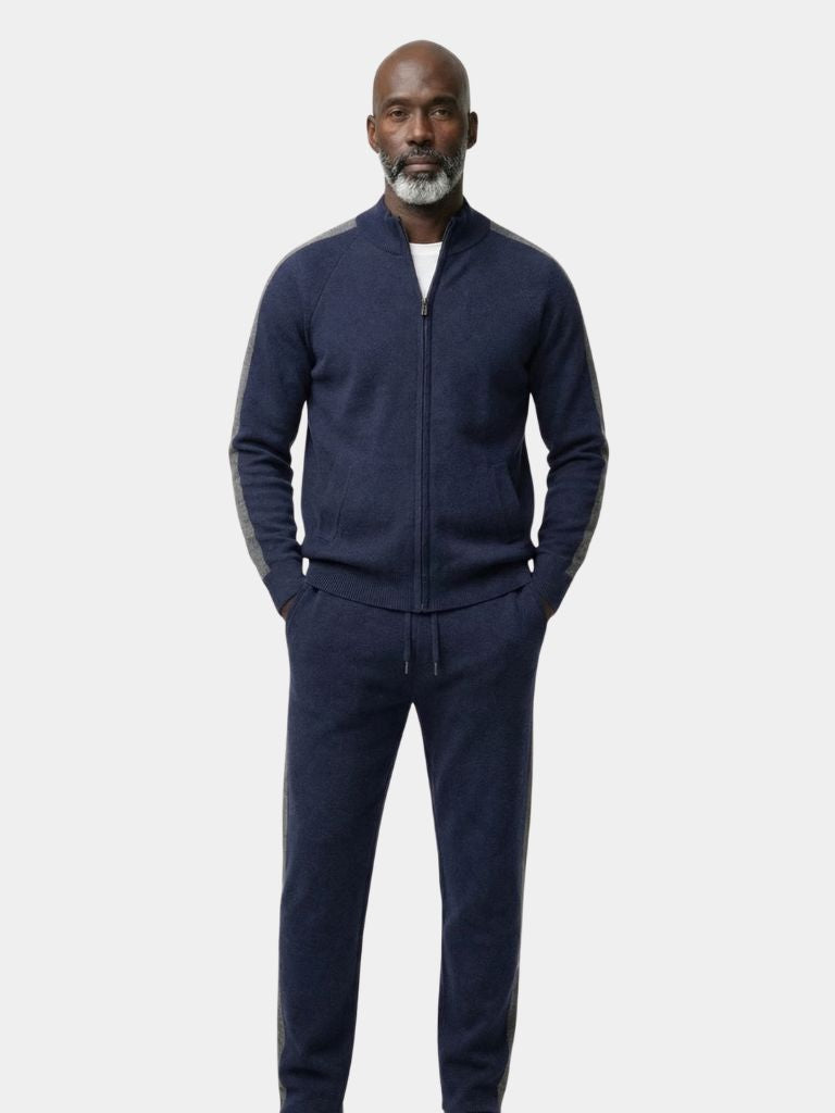 Completo Heritage in cashmere con cardigan e pantaloni - Aurelio Club