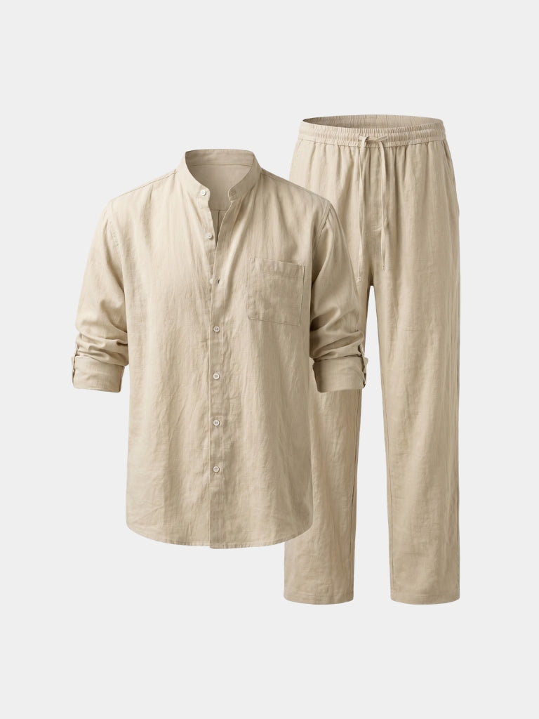 Completo con camicia e pantaloni dalla vestibilità rilassata - Aurelio Club