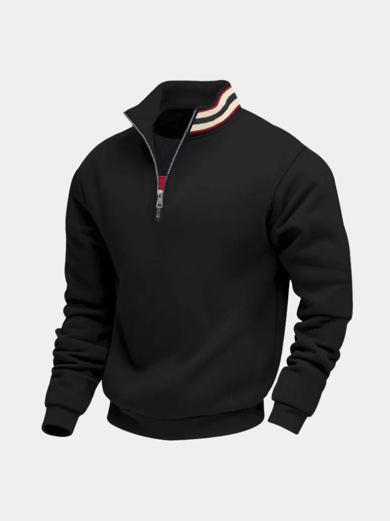 Pullover Regent a righe con collo alto - Aurelio Club