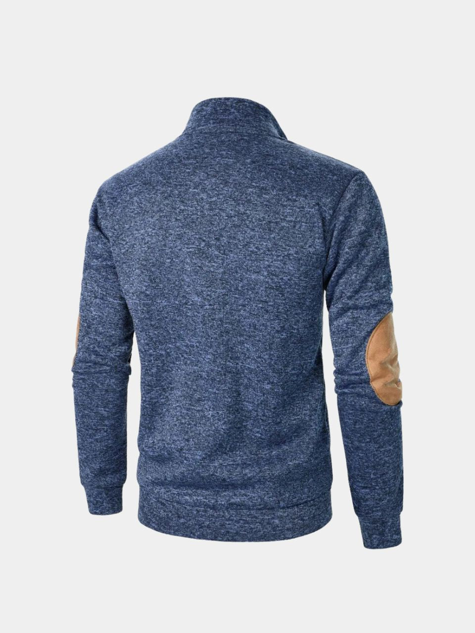 Pullover Lucien a collo alto con toppe ai gomiti - Aurelio Club