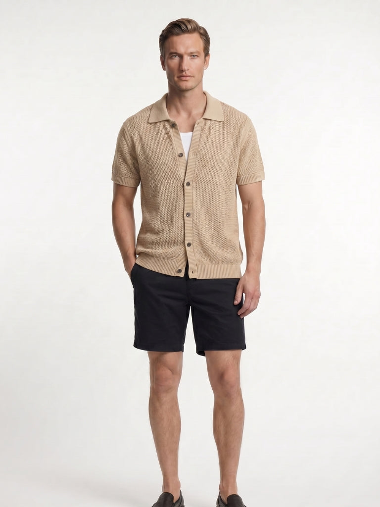 Camicia Artisan Panel a maniche corte - Aurelio Club