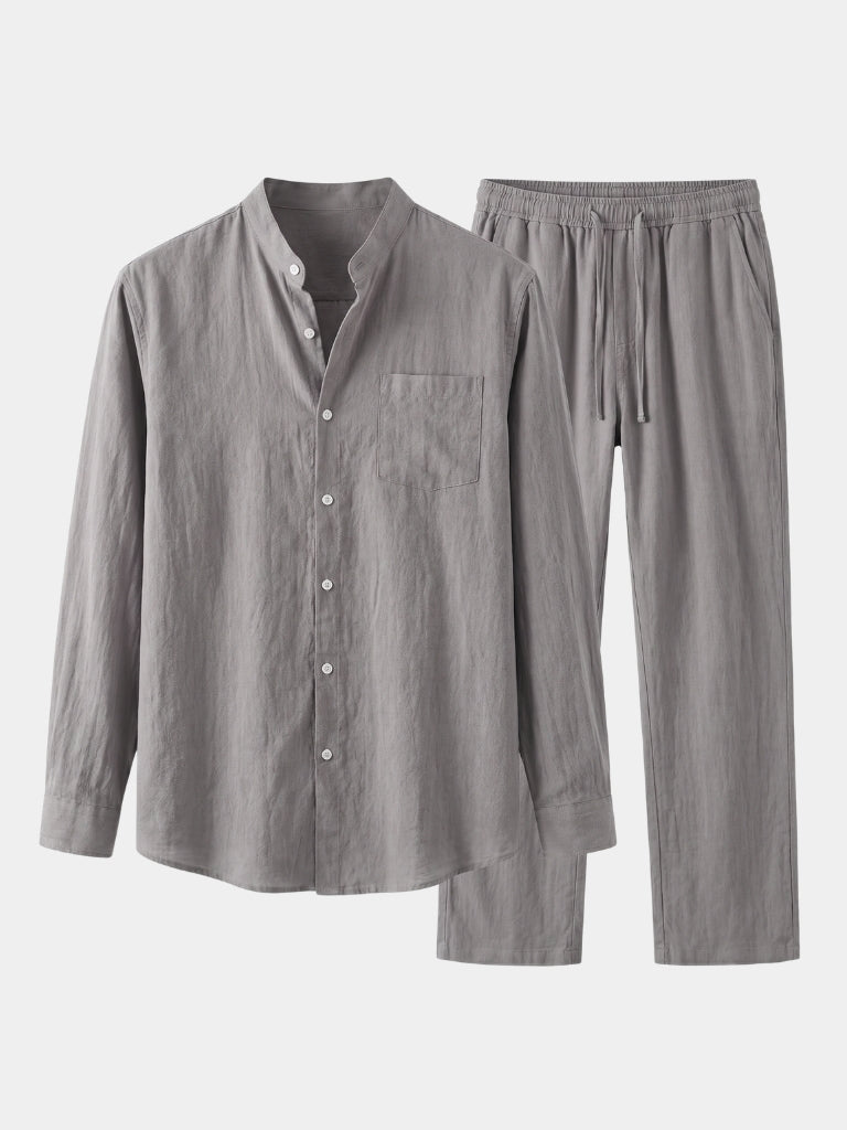 Completo con camicia e pantaloni dalla vestibilità rilassata - Aurelio Club