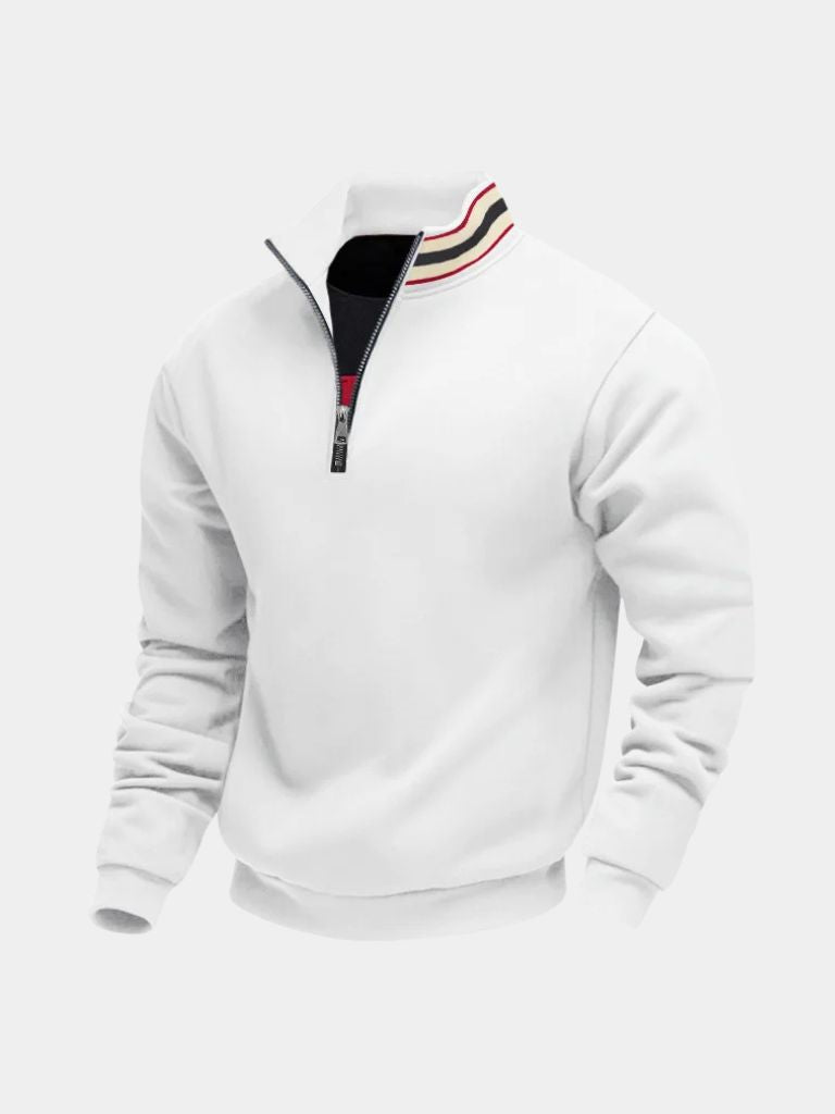 Pullover Regent a righe con collo alto - Aurelio Club
