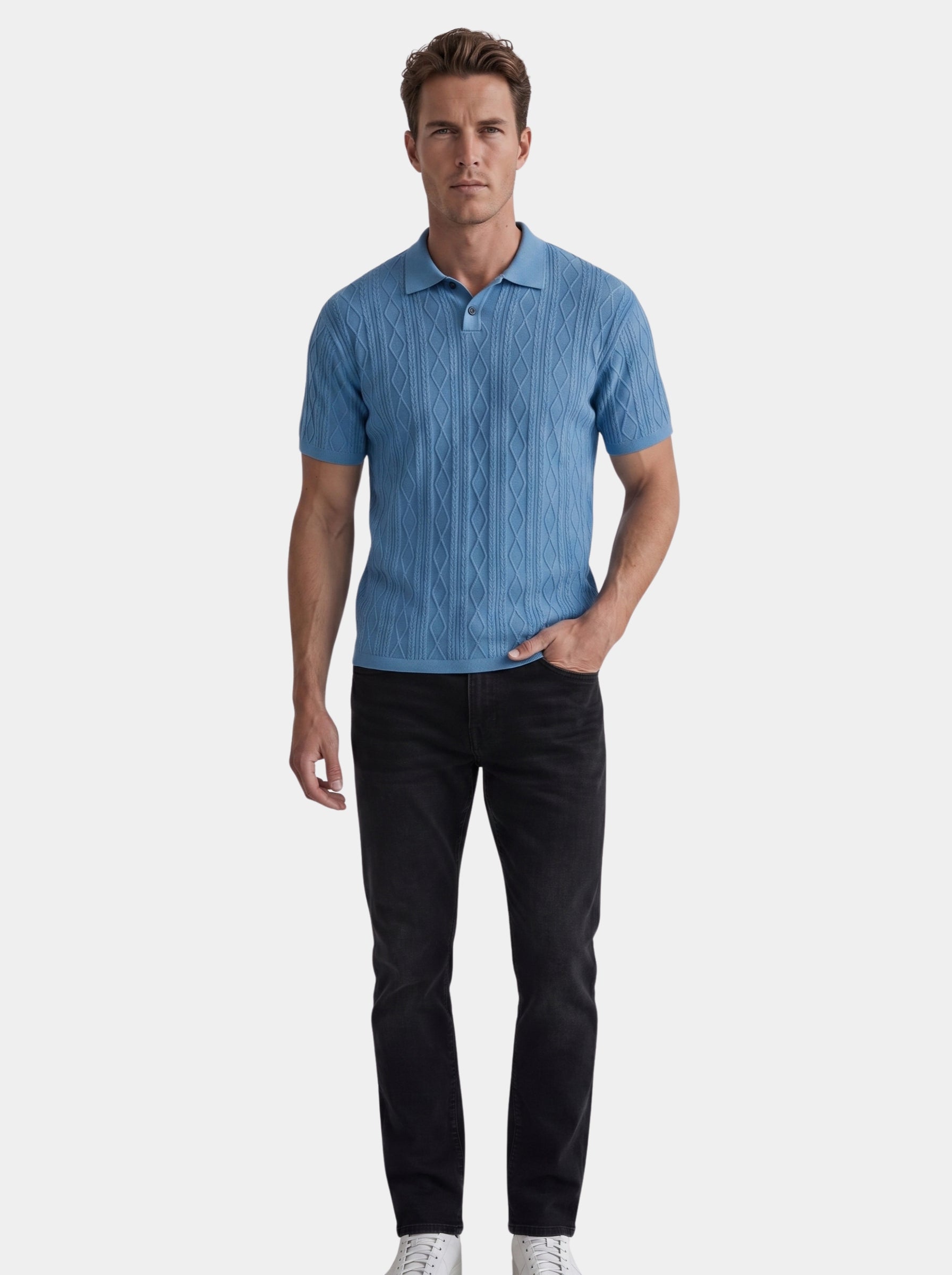 Polo in maglia a rombi Imperial - Aurelio Club