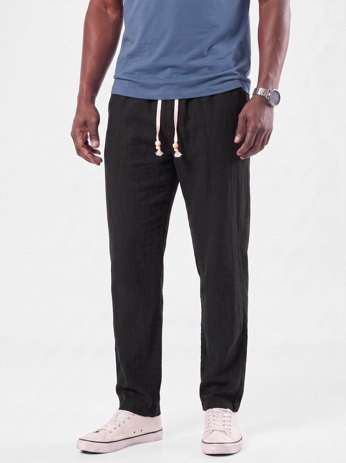 Pantaloni Azure Coast in lino - Aurelio Club