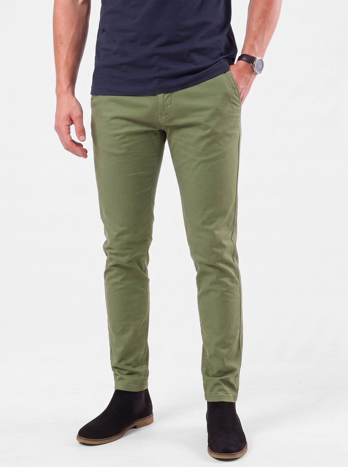 Pantaloni slim a gamba dritta - Aurelio Club