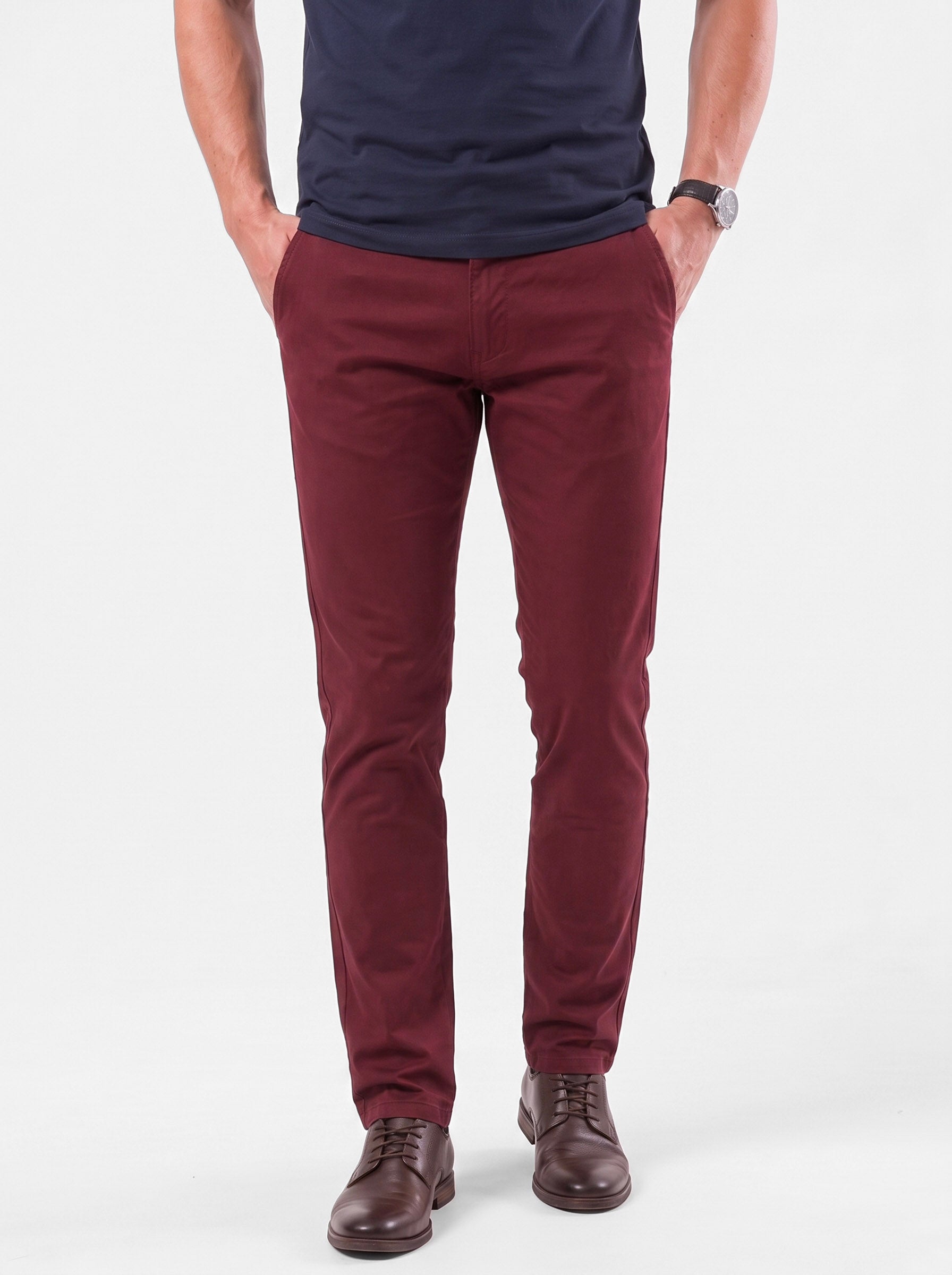 Pantaloni slim a gamba dritta - Aurelio Club