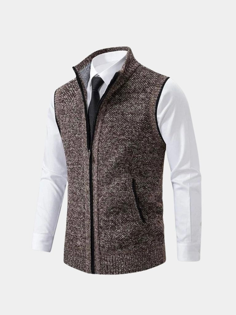 Gilet in maglia con zip - Aurelio Club