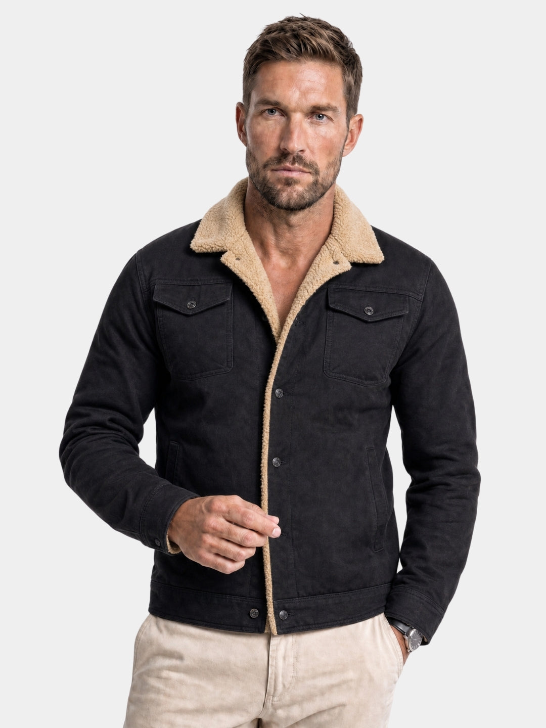 Bomber in pile d'ispirazione vintage - Aurelio Club
