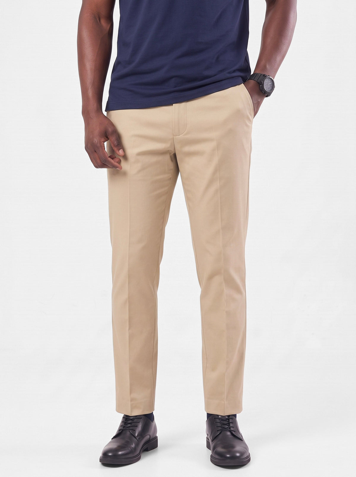 Pantaloni Regency elasticizzati a gamba dritta - Aurelio Club