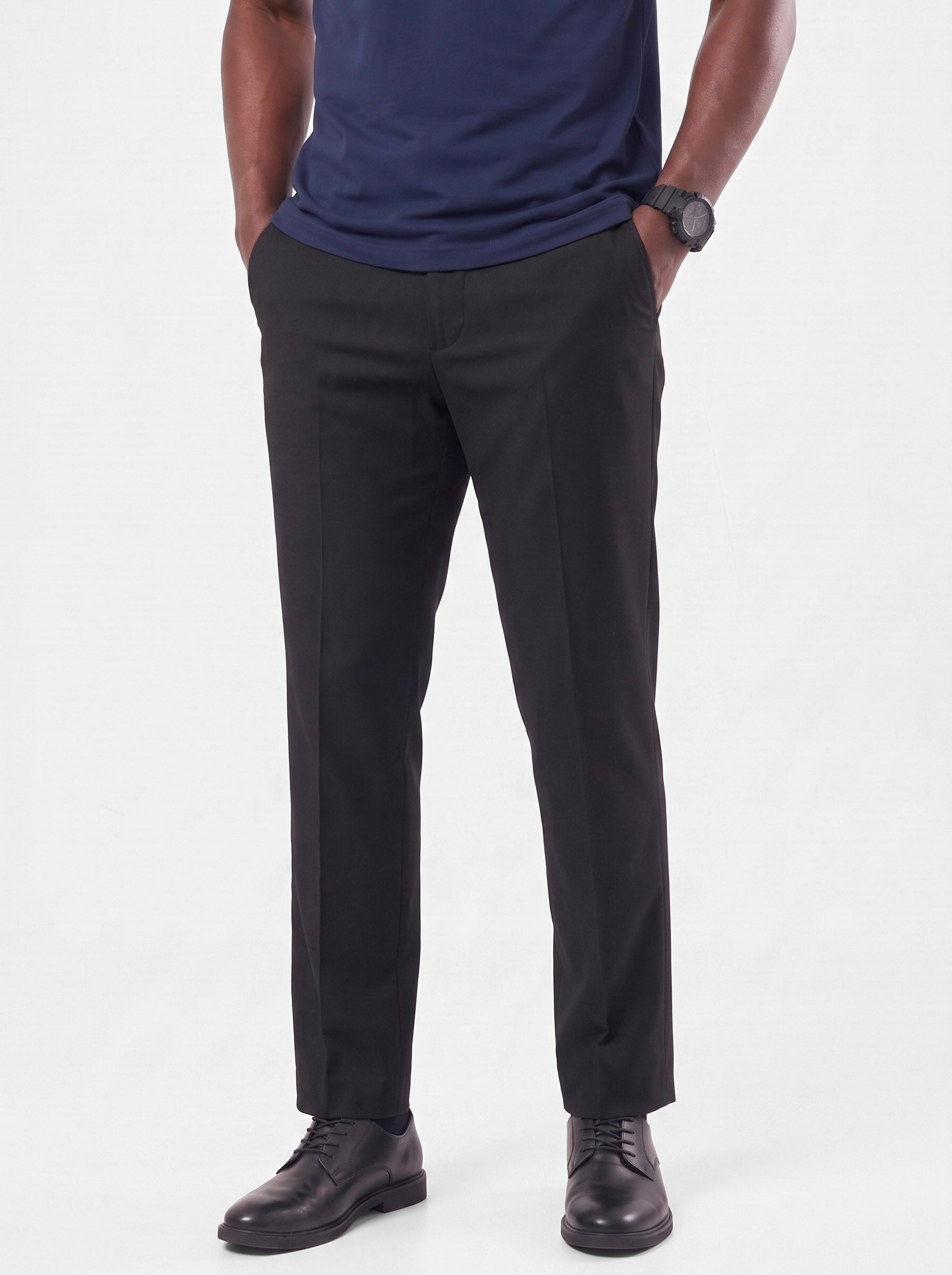 Pantaloni Regency elasticizzati a gamba dritta - Aurelio Club