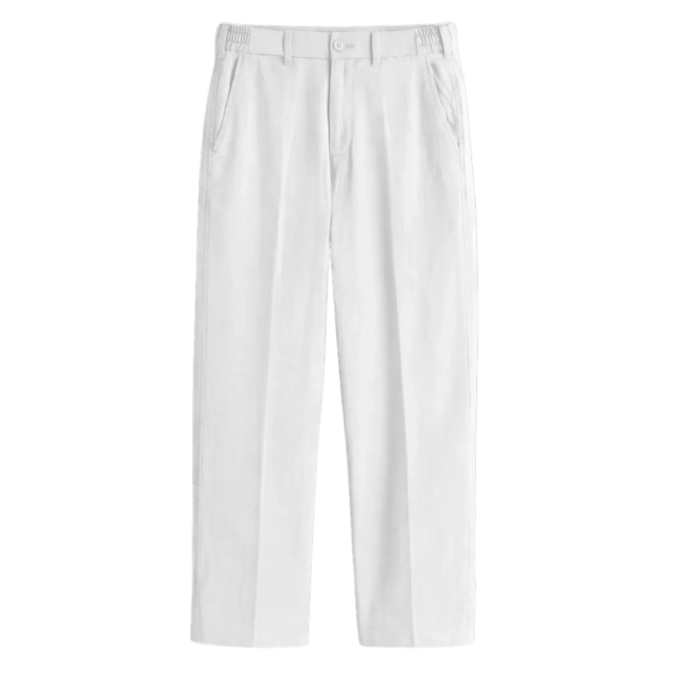Pantaloni a gamba ampia color avorio - Aurelio Club