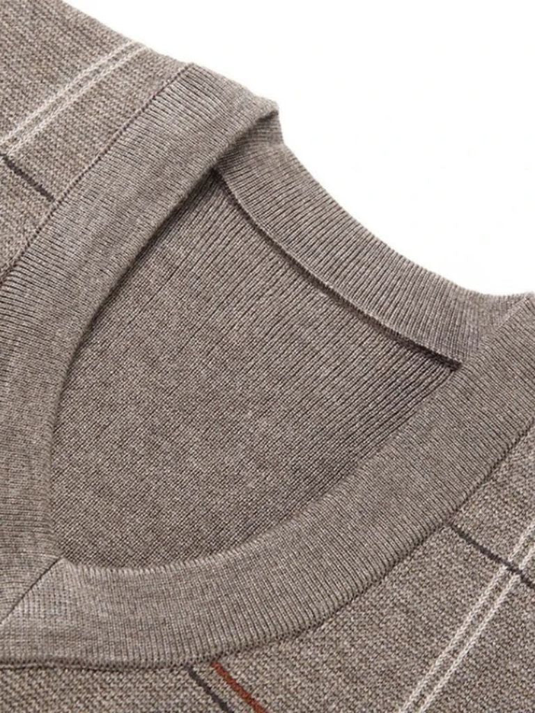 Gilet Academic in maglia a quadri - Aurelio Club