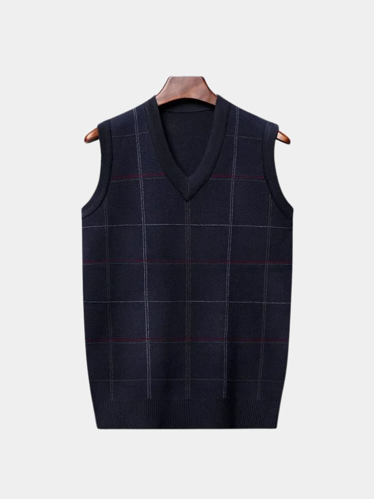 Gilet Academic in maglia a quadri - Aurelio Club